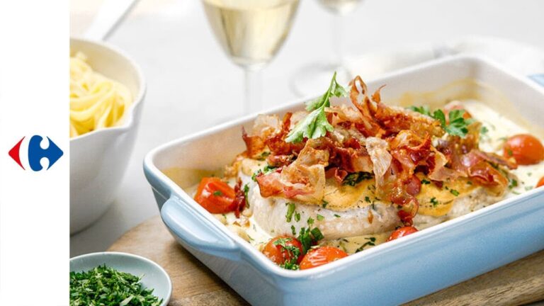 Filet de lieu noir au four &agrave; la cr&egrave;me