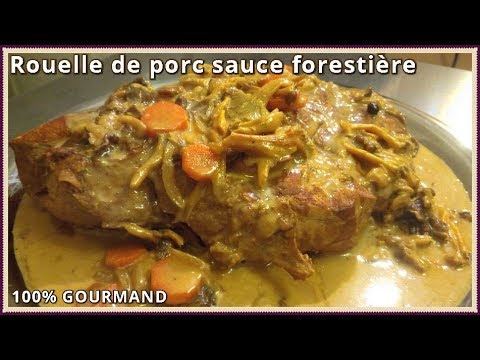 Rouelle de porc en cocotte &agrave; la cr&egrave;me