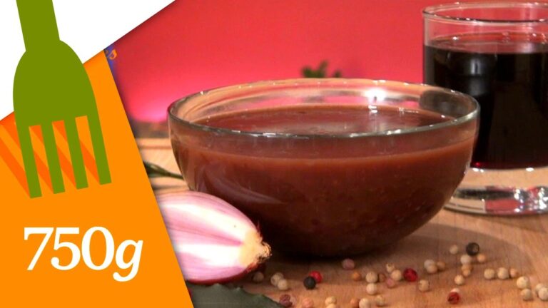 Sauce au vin rouge pour steak