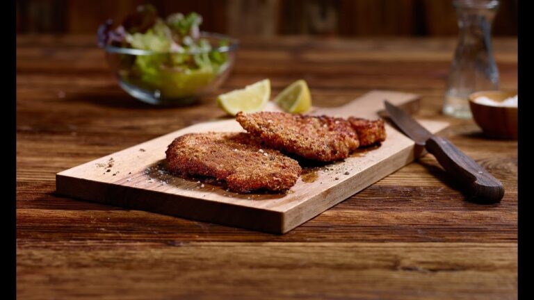 Cote de porc pan&eacute;e au four