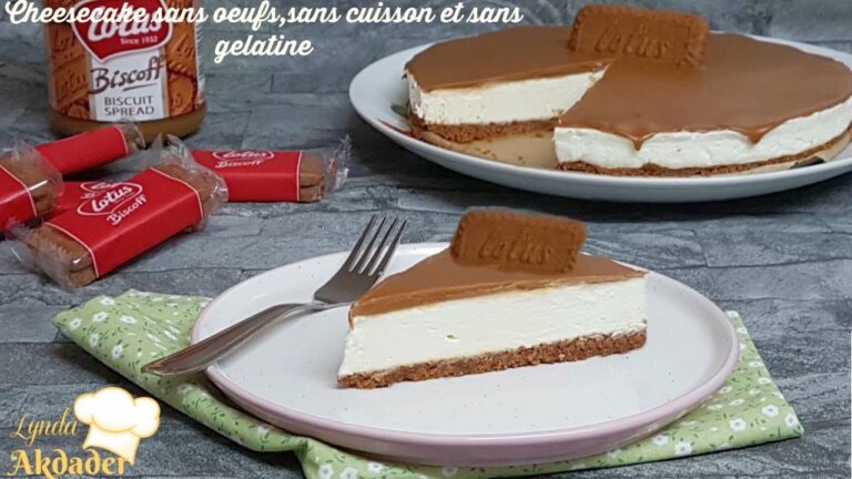 Cheesecake sans oeuf avec cuisson