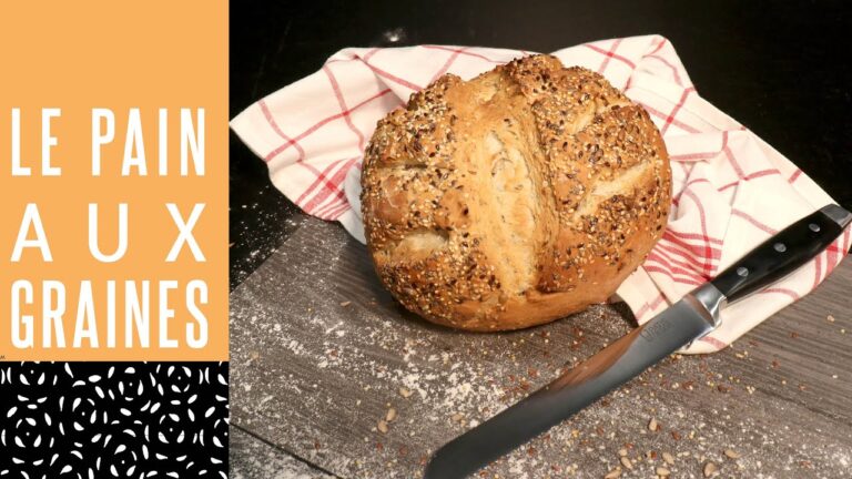 Pain aux c&eacute;r&eacute;ales maison sans machine