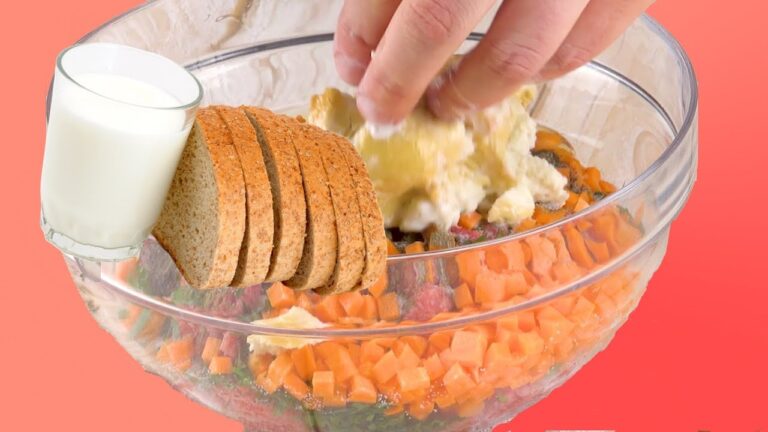 Accompagnement avec pain de viande