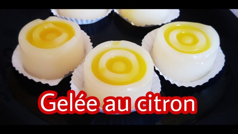 Gel&eacute;e de citron sans g&eacute;latine