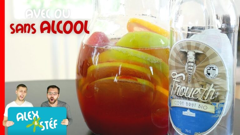 Cocktail au cidre sans alcool