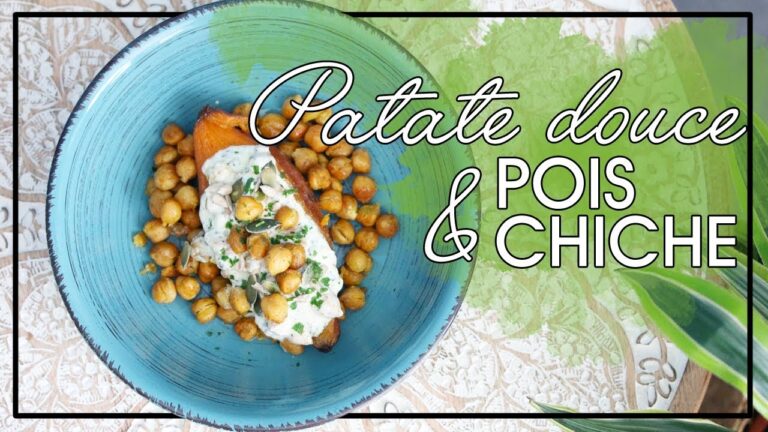 Recette patate douce pois chiche