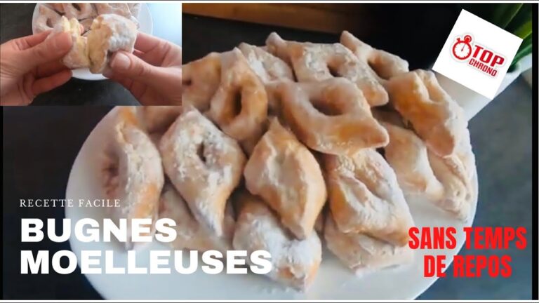 Bugnes au four sans repos