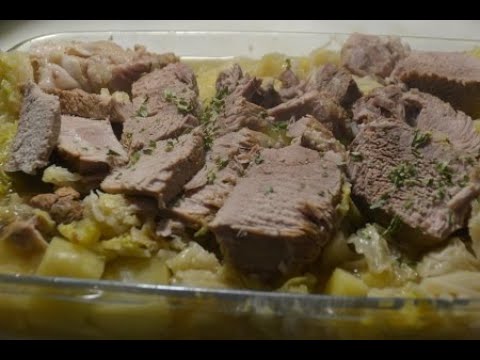 Rouelle de porc au chou