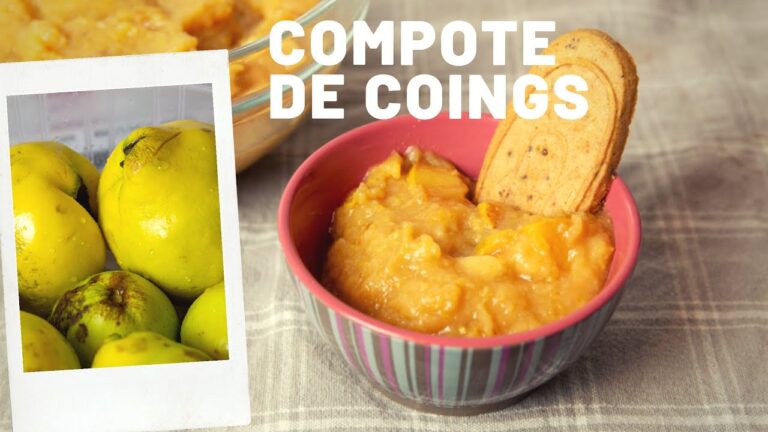 Compote de coings sans sucre