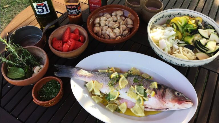 Cuisson D Un Bar A La Plancha