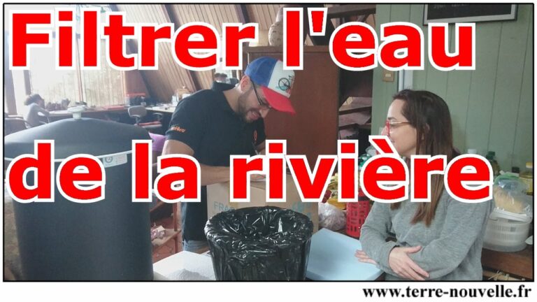 Filtre &agrave; charbon actif pour eau