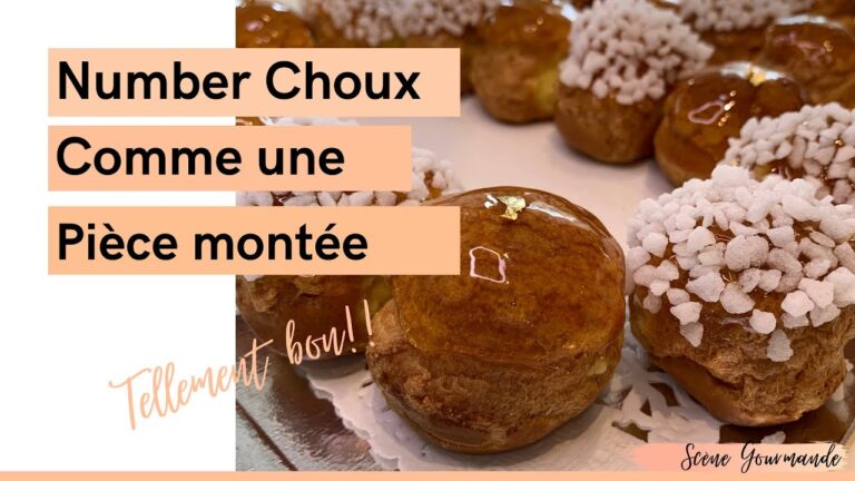G&acirc;teau anniversaire avec p&acirc;te &agrave; choux