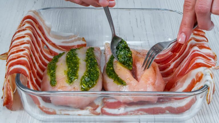 Poulet au pesto au four