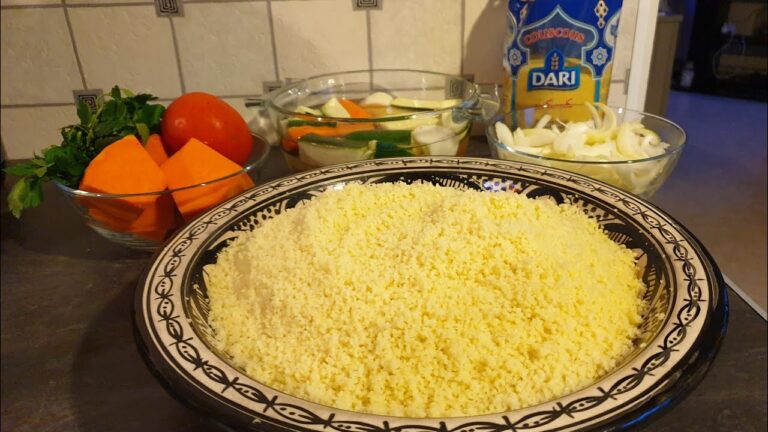 Comment faire un couscous dans un couscoussier