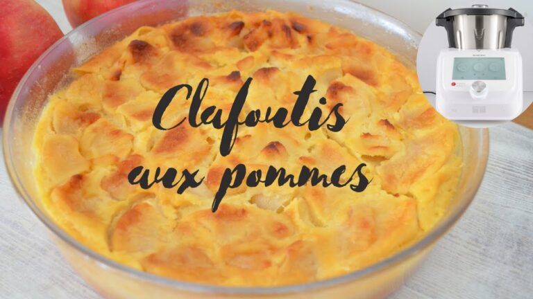 Clafoutis aux pommes caram&eacute;lis&eacute;es thermomix