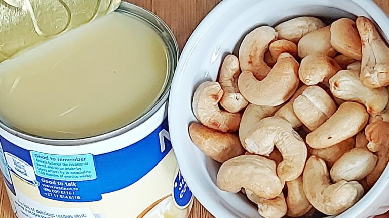 Dessert avec lait de cajou