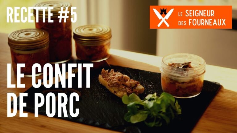 Enchaud de porc confit en conserve