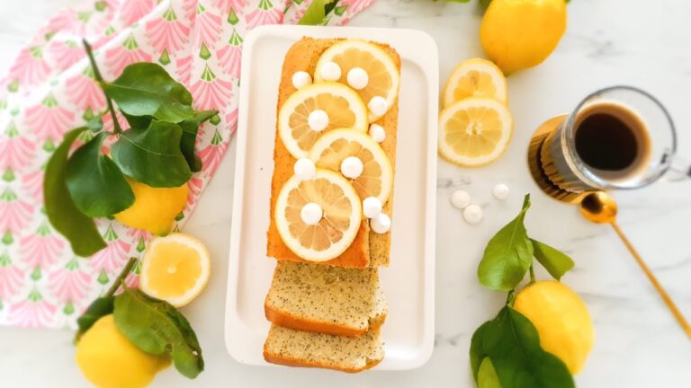 Cake citron sans gluten sans lactose