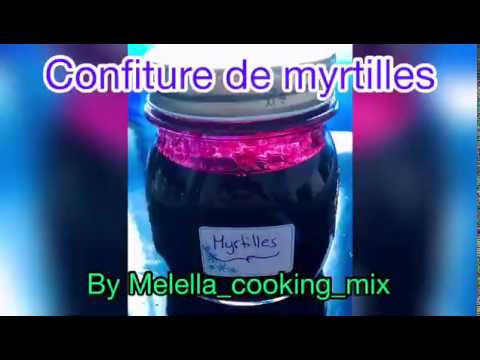 Confiture de myrtilles au thermomix