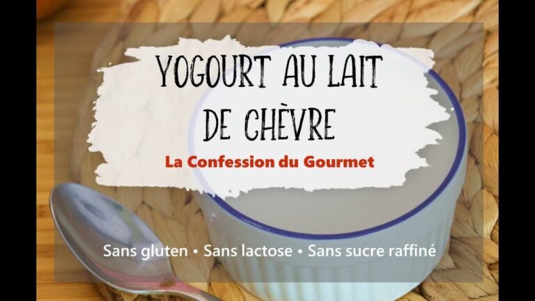 Yaourt au lait de ch&egrave;vre sans agar agar