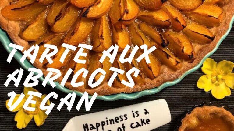 Tarte aux abricots sans oeufs