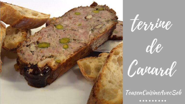 Recette terrine de canard sans porc