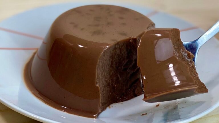 Flan au chocolat sans cuisson