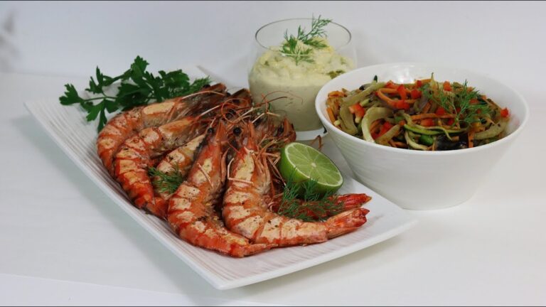 Salade pour accompagner des gambas grill&eacute;es