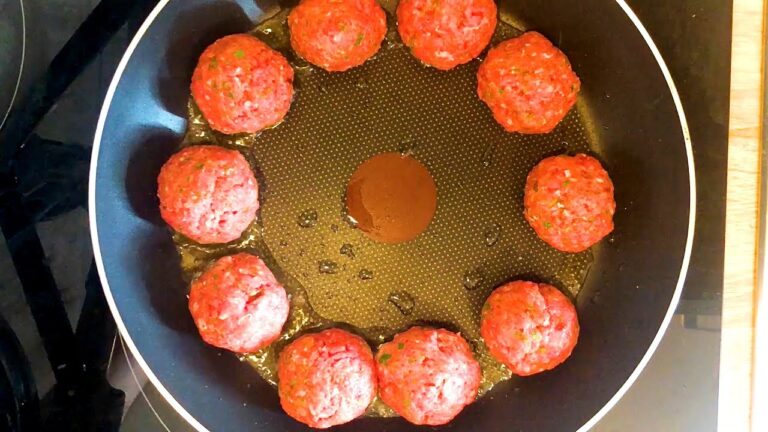 Boulette de viande sans sauce tomate