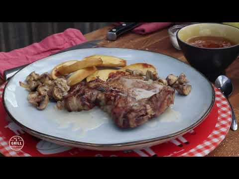 Cote de porc au cidre