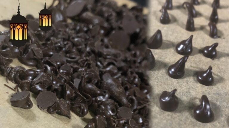 Faire ses pepites de chocolat soi meme