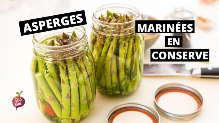 Faire des asperges en bocaux