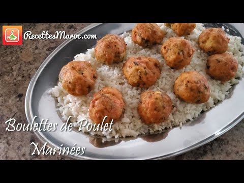 Boulette de poulet au four