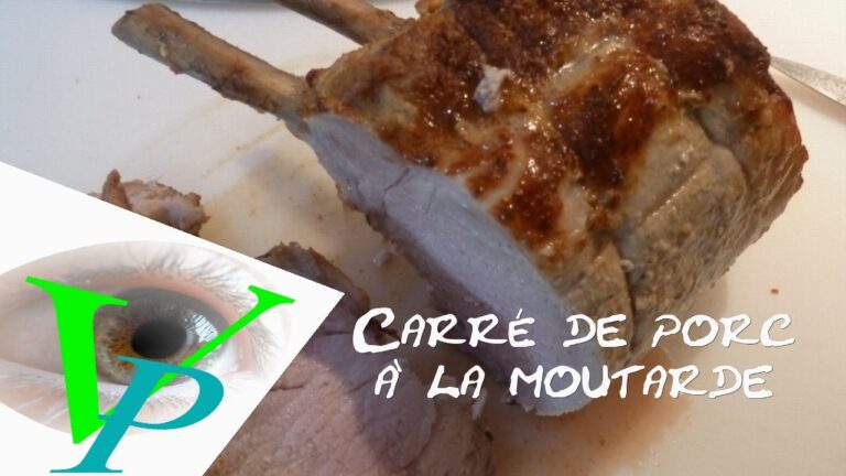 Carr&eacute; de porc &agrave; la moutarde