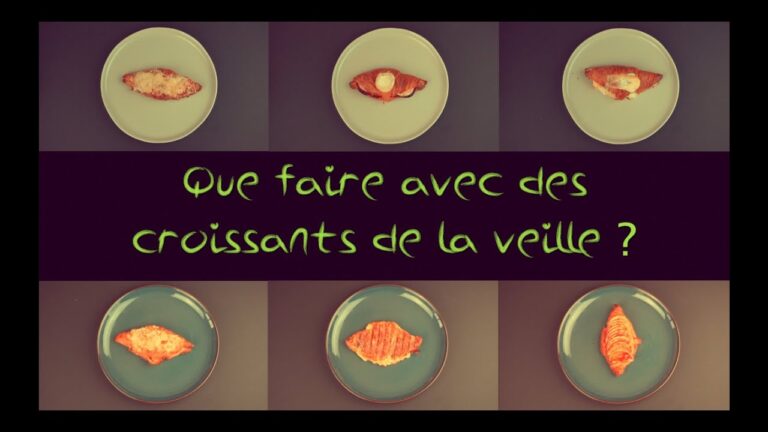 Recette sal&eacute;e avec des croissants rassis