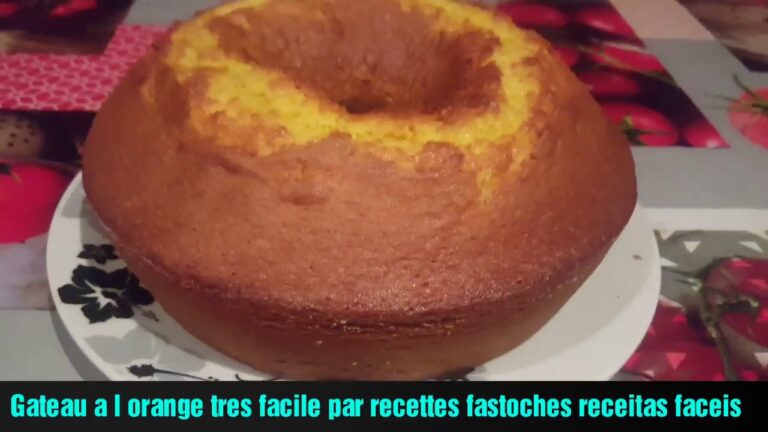 Gateau &agrave; l orange avec huile