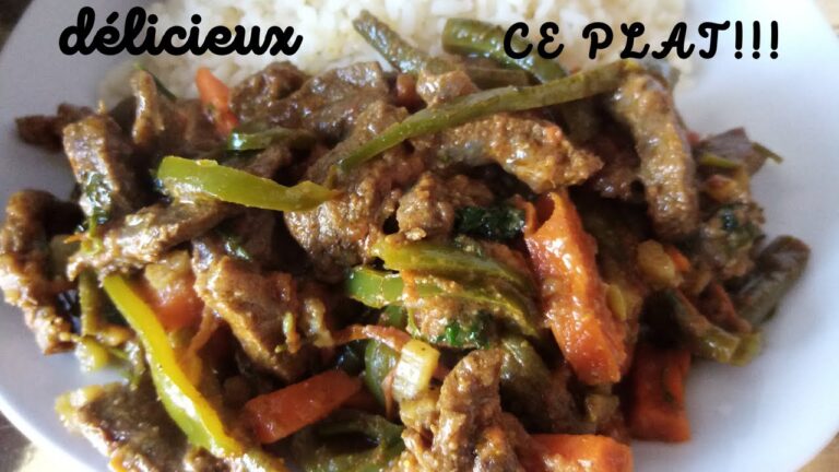 Emincé de boeuf sauce moutarde