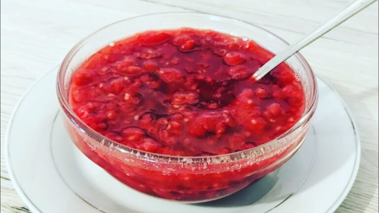Compote de framboise pour g&acirc;teau