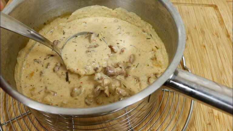 Sauce aux girolles pour veau