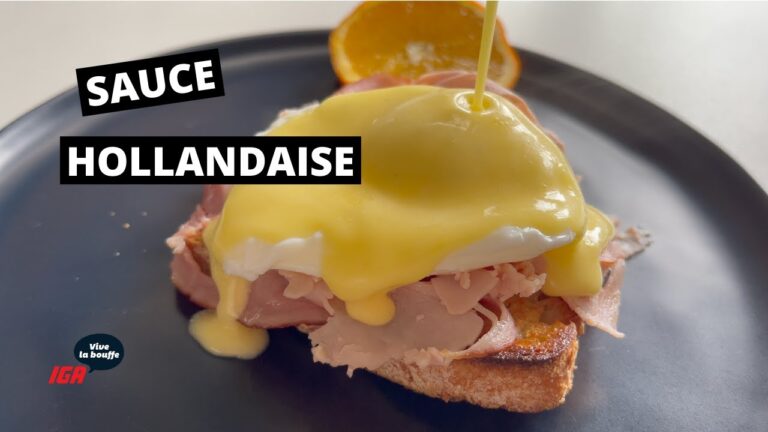 Sauce hollandaise facile micro onde