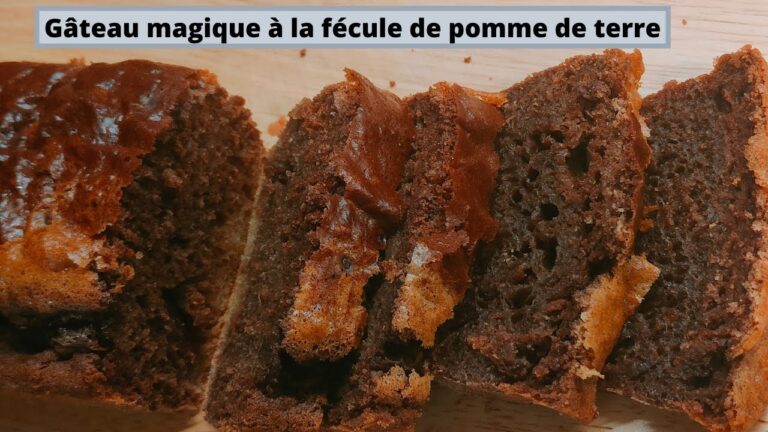 G&acirc;teau &agrave; la f&eacute;cule de pomme de terre