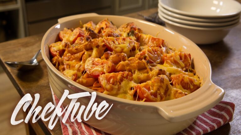 Gratin de pâtes sans viande