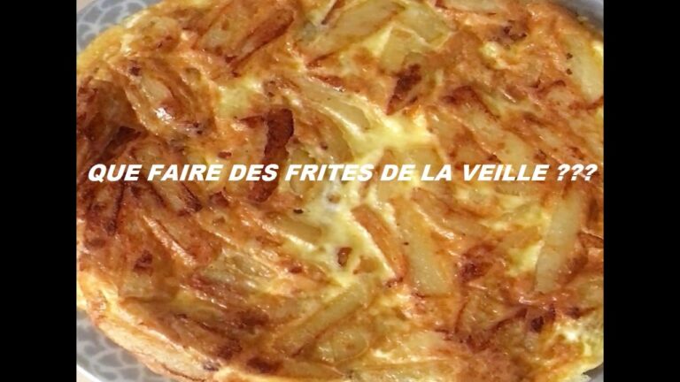 Que faire avec des frite