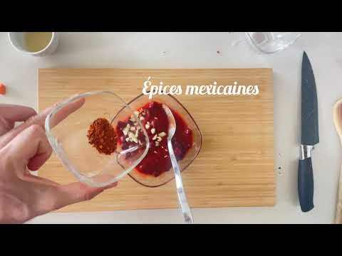 Cuisse de poulet &agrave; la mexicaine au four