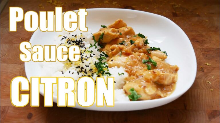Sauce au citron pour poulet