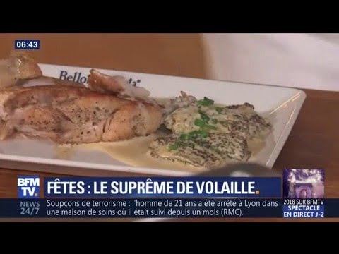 Recette de supr&ecirc;me de volaille pour les f&ecirc;tes