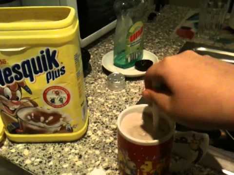 Dosette chocolat chaud avec de l eau