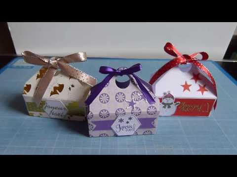 Contenant pour chocolat de noel