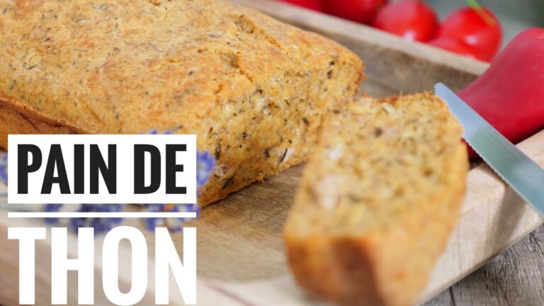 Recette pain de thon tomate sans farine