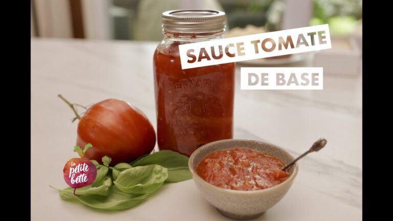 Recette a base de sauce tomate